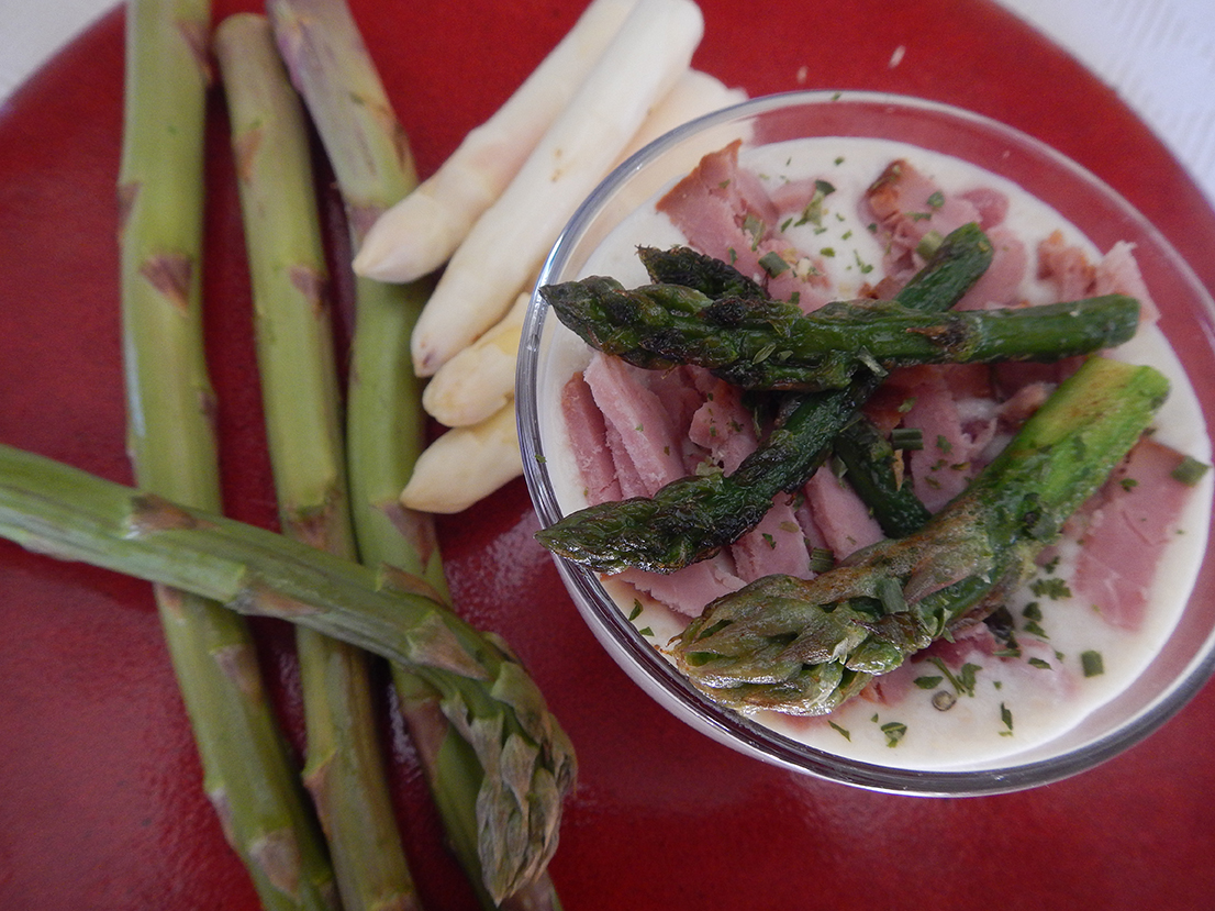 asperges et jambon