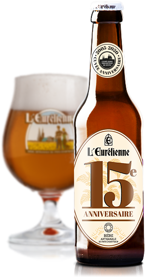 Bouteille de bière Eurélienne 15 ans © du Centre