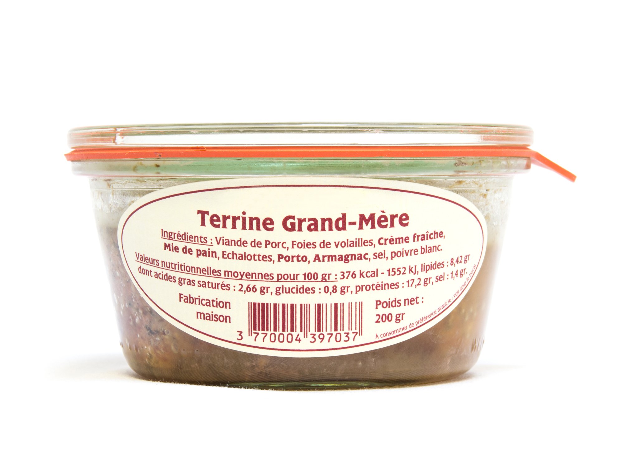 Pate Terrine de porc. Le pâté de ma grand-mère